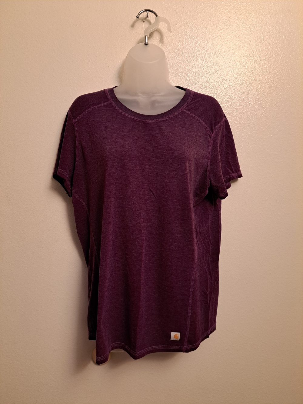 Carhartt Force Plum Short-Sleeve Crewneck Womens Top